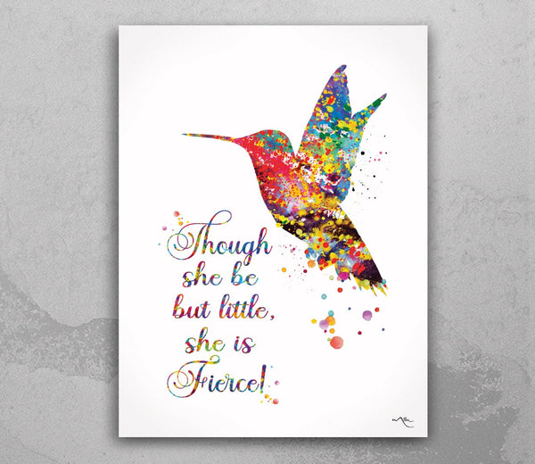 Hummingbird Quote Watercolor Print Housewarming Gift Wall Art For Her Gift Inspirational Motivational Wall Decor Home Decor Wall Hanging-14