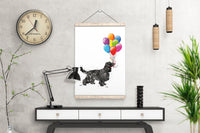 Cocker Spaniel with Balloon Watercolor Print Wall Art Dog Art Doglover Wall Decor Art Pet Dog Memorial Gift Wall Hanging Pet Loss Gift-1756