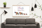 Elephant Family Same Sex Two Dads Watercolor Print Wall Art Gay Adoption LGBT Family Love Wins Wedding Gift Love is Love Gift Mr and Mr-1707