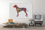 Rhodesian Ridgeback Dog Watercolor Print Dog Print Custom Dog Print Dog Art Nursery Dog Wall Doglover Rhodesian Ridgeback Poster Puppy-1522 - CocoMilla