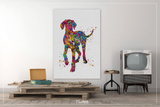 Hungarian Vizsla Dog Portrait Watercolor Print Magyar Dog Pet Gift Dog Love Puppy Friend Dog Art Custom Poster Vizsla Poster Dogart-1445 - CocoMilla