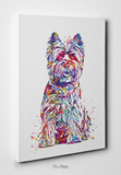 Cairn Terrier Dog Watercolor Print Dog Print Custom Dog Print Cute Dog Art Nursery Dog Wall Doglover Art Cairn Terrier Pet Poster Puppy-1519 - CocoMilla