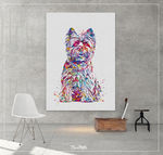 Cairn Terrier Dog Watercolor Print Dog Print Custom Dog Print Cute Dog Art Nursery Dog Wall Doglover Art Cairn Terrier Pet Poster Puppy-1519 - CocoMilla