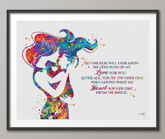 Motherhood Quote Watercolor Print Mother and Baby Kids Midwifery Gift Motherhood New Mum Baby Shower Art Mother Day Gift Obstetrician-1584 - CocoMilla