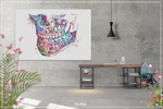 Orthognathic Anatomy Watercolor Print Teeth Anatomy Art Medical Cabinet Office Dental Clinic Art Dentistry Surgery Dentist Mandible Art-194 - CocoMilla