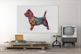 Cairn Terrier Dog Watercolor Print Dog Print Custom Dog Print Cute Dog Art Nursery Dog Wall Doglover Art Cairn Terrier Pet Poster Puppy-1524 - CocoMilla