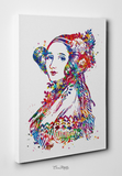 Ada Lovelace Watercolor Print Mathematician Programming Pioneer Computer Science Technology Art Nerdy Gift Student Gift -1494 - CocoMilla