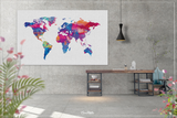 World Map Art Watercolor Art Print Wedding Gift Travel Art Wanderlust Wall Poster Home Wall Decor Art Home Decor Wall Hanging Traveller-85 - CocoMilla